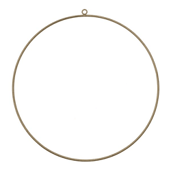 Hanging ring DIY, gold, 35cmD