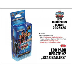 Topps UEFA Champions League Match Attax 2025/2026 TC - UPDATE #2 ECO PACK Star Ballers