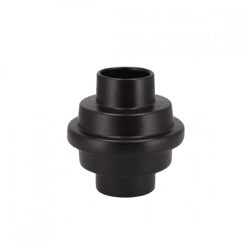 Vase Treppe schwarz 20 cm