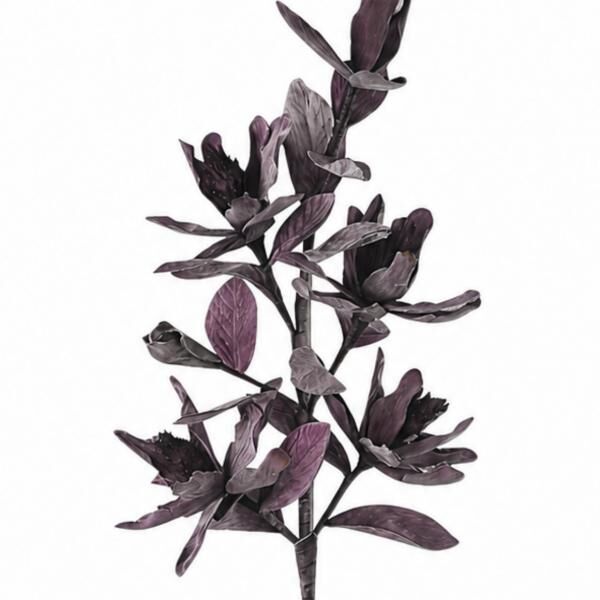 Künstliche Blume Schaum bordeaux 130 cm