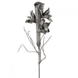 Künstlicher Zweig Schaumstoff grau 80 cm