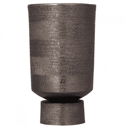 PTMD Blumentopf Erga Aluminium M grau 40 cm B-choice
