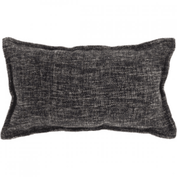 Unique Living Kissen Nessa schwarz 30 x 50 cm