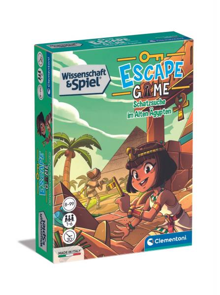 Clementoni 81115 - Escape Game: Schatzsuche im Alten &Auml;gypten