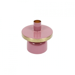 Countryfield Kandelaar Madras hoog S oudroze 10 cm