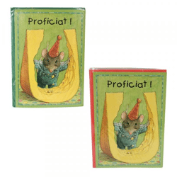 Double greeting card with envelope Congratulations 15x21 cm 2 assorted