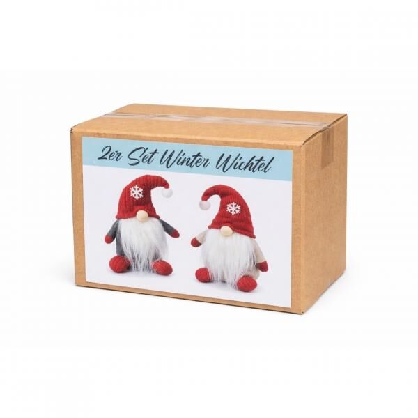 Figur Winterzwerg 15 cm 2er Set