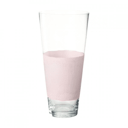J-Line vase Delph glass light pink 45 cm