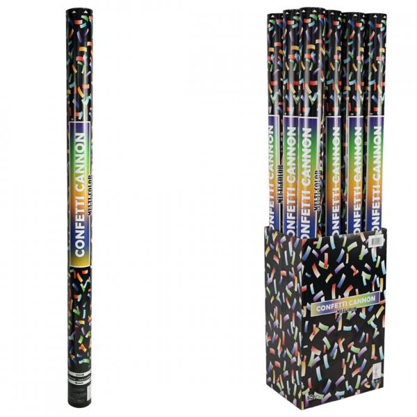 Konfettikanone mehrfarbig 78 cm
