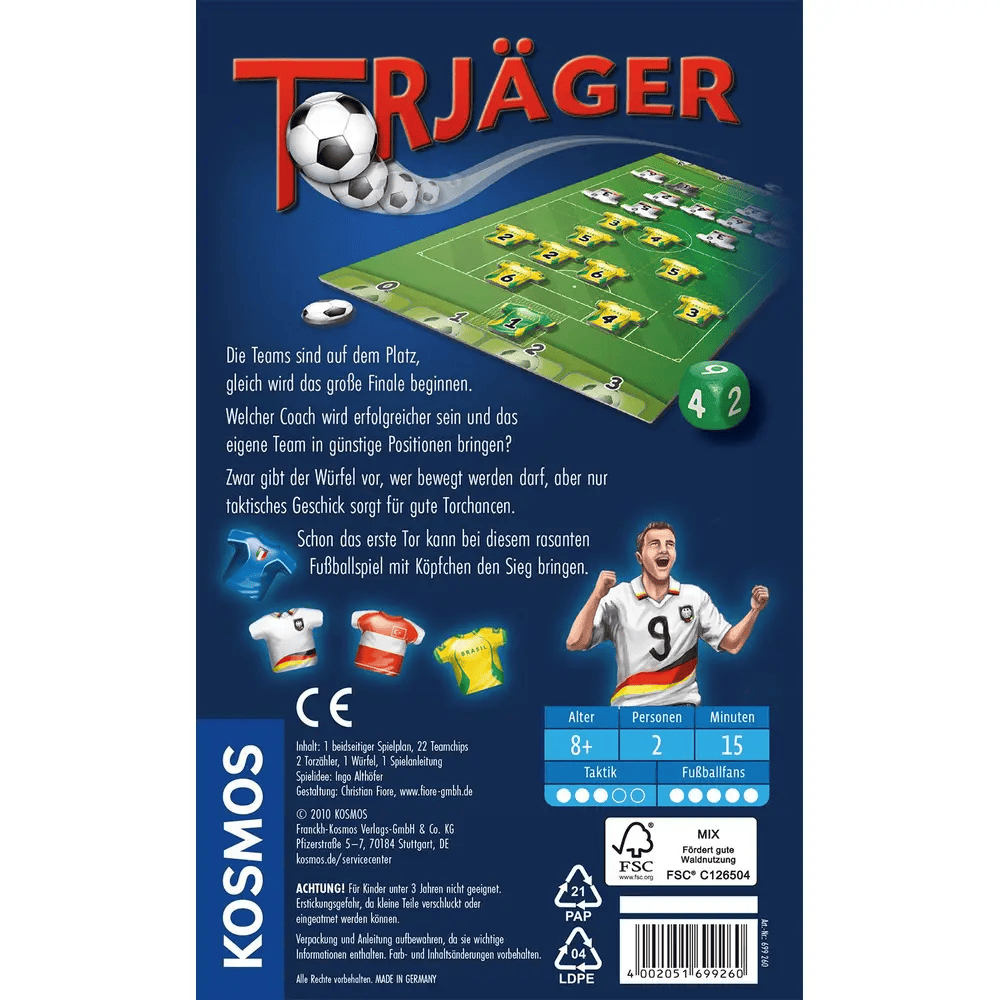Kosmos 699260 - Goal hunter - Soccer game with dice and brains