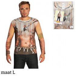 Kostuum Indiaan shirt volwassenen maat L