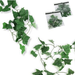 Artificial plant ivy garland 180 cm 2 assorted
