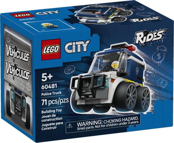LEGO&reg; City Brick Rides - Coole Flitzer &ndash; Polizei-Truck (71 Teile)