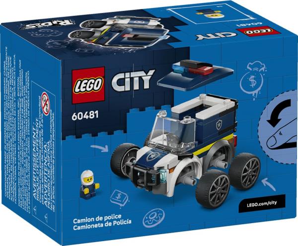LEGO&reg; City Brick Rides - Coole Flitzer &ndash; Polizei-Truck (71 Teile)