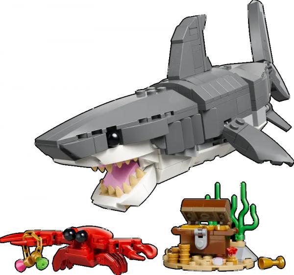 LEGO&reg; Creator - Wilder Hai mit Schatztruhe (379 Teile)