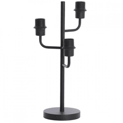Licht- und Wohntischleuchte Edisa EU-Stecker schwarz 51 cm