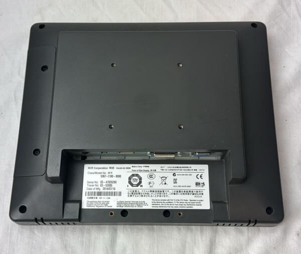 NCR 12 Zoll Kundendisplay 5943-2100-9090 POS Monitor Posten von 40Stück