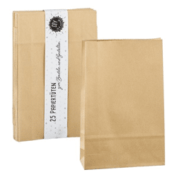 Paper bag DIY pack of 25 27cm x 17cm 