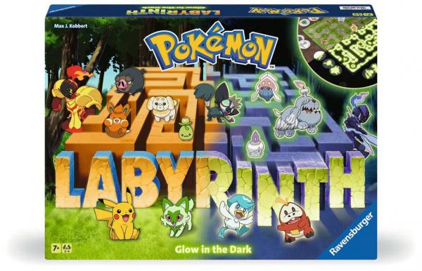 Pok&eacute;mon - Labyrinth Glow in the Dark - Brettspiel