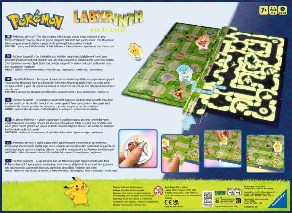 Pok&eacute;mon - Labyrinth Glow in the Dark - Brettspiel