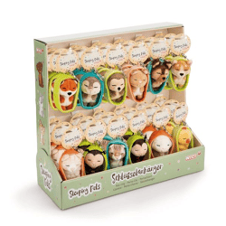 Sleeping Pets NICI GREEN key ring - in display - 18 cm