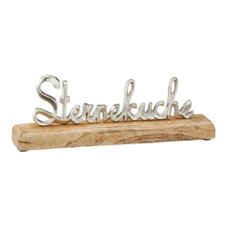 Schriftzug, Sterneküche, auf Fuß, klein, ca. 10cmH