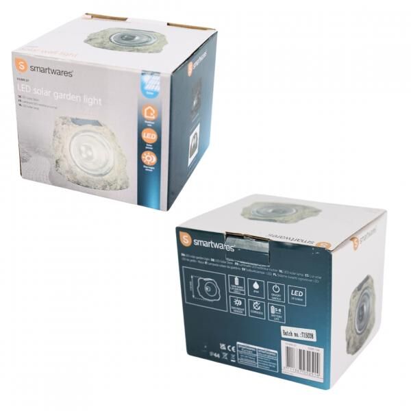 Smartwares Solar-LED-Strahler Rock 13,5 cm
