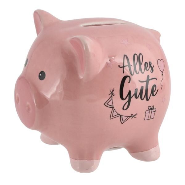 Piggy bank, All the best, approx. 12cm