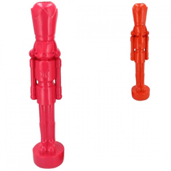 Statue Nussknacker orange/fuchsia 52 cm 2 Stück sortiert