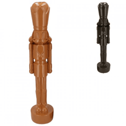 Statue Nussknacker schwarz/braun 52 cm 2 Stück sortiert