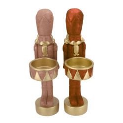 Bildschale Jingle Nussknacker Glitzer Kupfer 42 cm 2fach sortiert