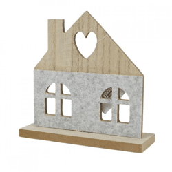 Dekoration Haus 14 cm
