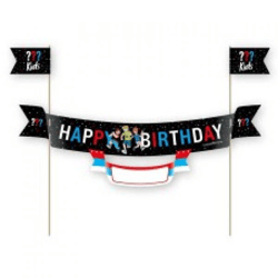 DREI ??? KIDS - Tortenbanner   23 cm