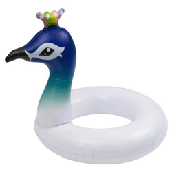 Genießen Sie Sommer aufblasbare Schwimmen Korb Pfau 85 cm