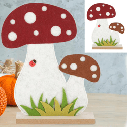 Felt mushroom, L, approx.34cmH