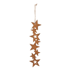 Hanger stars, rusty, S, ca.21cmH