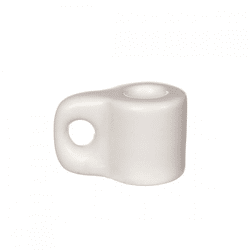 Kaarsenhouder Chubby gebroken wit 6,5 cm