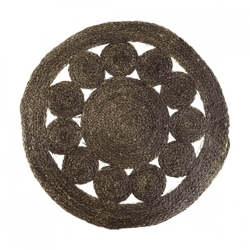 Mat Natural Grass black 58 cm