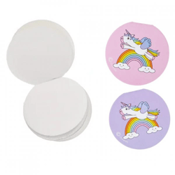 Notizbuch Einhorn 8 cm 2 sortiert