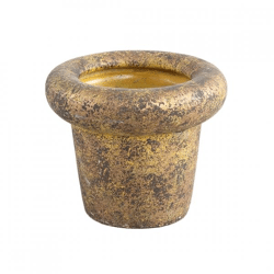 PTMD flower pot Relandi XS gold colored 17 cm