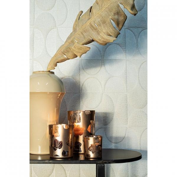 PTMD theelichthouder Kamala S bruin/bronskleurig 8 cm