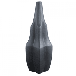 PTMD vaas Robbin grijs 47,5 cm
