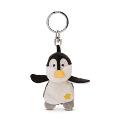 Schlüsselanhänger Pinguin mit Stern - 5 cm
