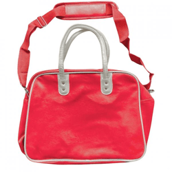 Umhängetasche rot/weiß 40 cm
