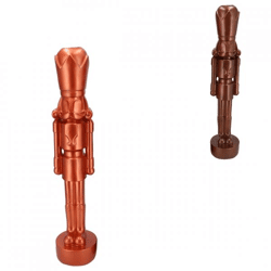 Statue Nussknacker Kupfer/Bronze 24 cm 2 Stück sortiert
