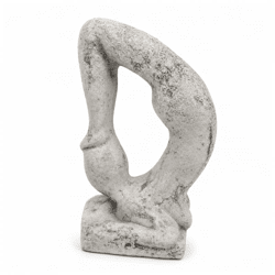 Statue Yoga rustikal Nr.11 grau 27 cm
