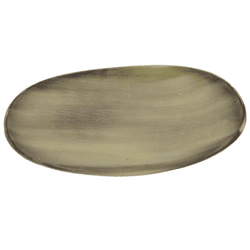 Tablett Olaf Metall grün 26,5 cm