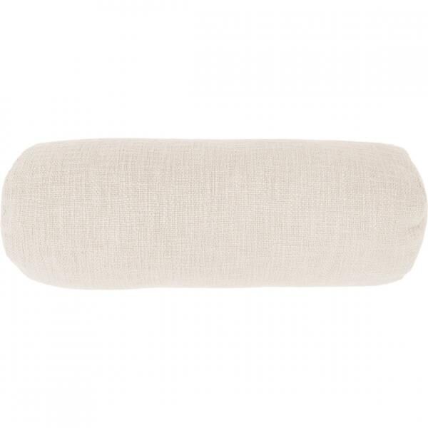 Tiseco Nackenkissen Baumwolle Slub elfenbein 15 x 45 cm