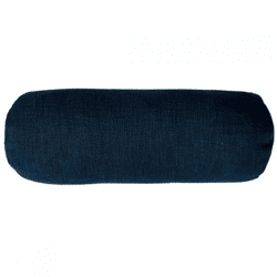 Tiseco Nackenkissen Baumwolle Slub insigna blau 15 x 45 cm