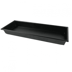 Tablett schwarz 39 cm